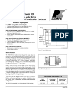 Half-Bridge Driver IC: Low-Side and High-Side Drive With Simultaneous Conduction Lockout