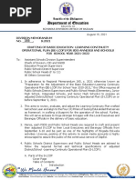 BE-LCOP Division - Memorandum - No. - 355 - S. - 2021