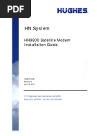 HN System: HN9800 Satellite Modem Installation Guide