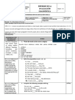 Evaluacion Diagnostica Primer Año