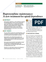 Buprenorphine Maintenance: A New Treatment For Opioid Dependence