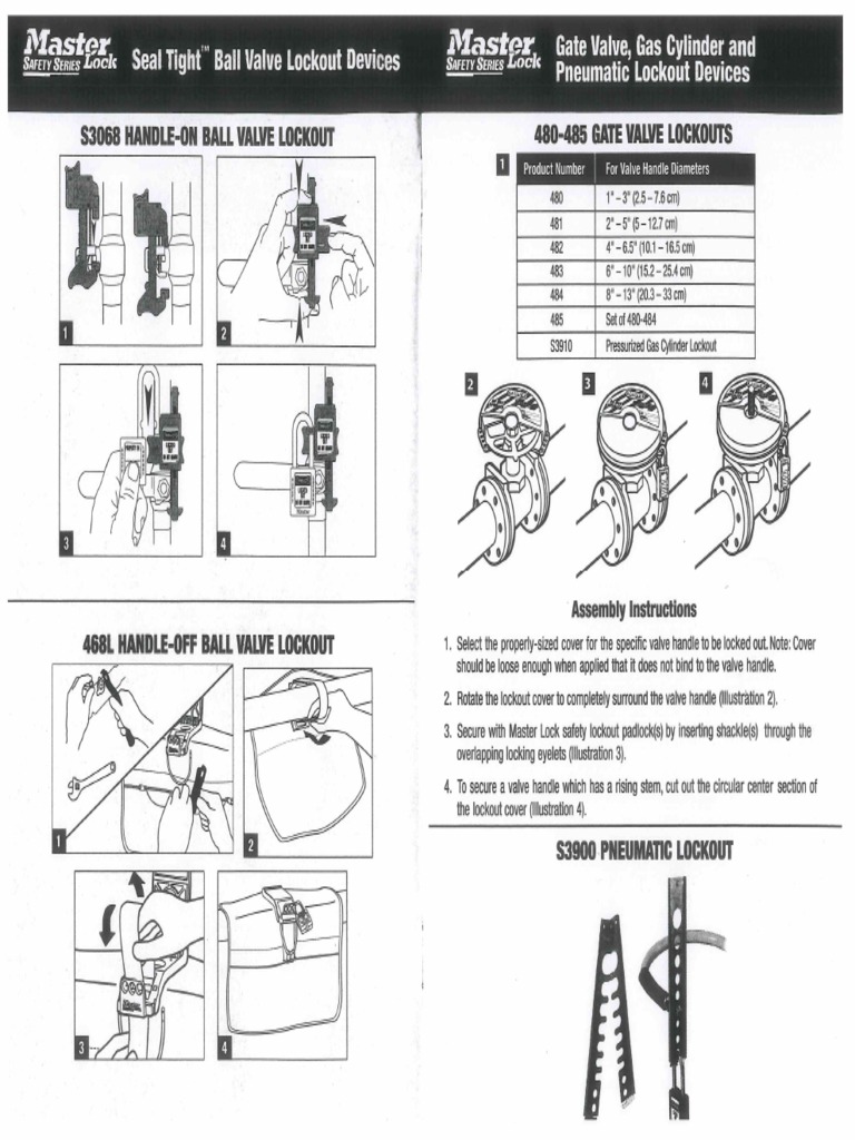 Lockout Tagout Kit Instructions | PDF