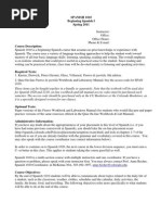Download SPAN 1010 Syllabus by tysonhazard SN52500100 doc pdf