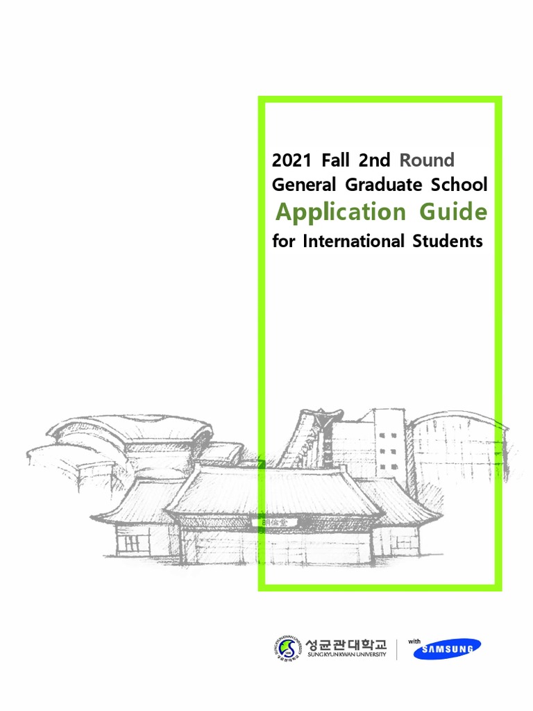 2021 Fall International Graduate Application Guide | PDF | Academic ...