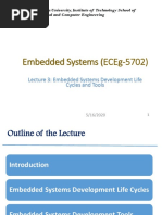 Embedded Systems (Eceg-5702) : Lecture 3: Embedded Systems Development Life Cycles and Tools