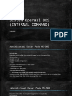 258 - Sistem Operasi Dos (Internal Command)