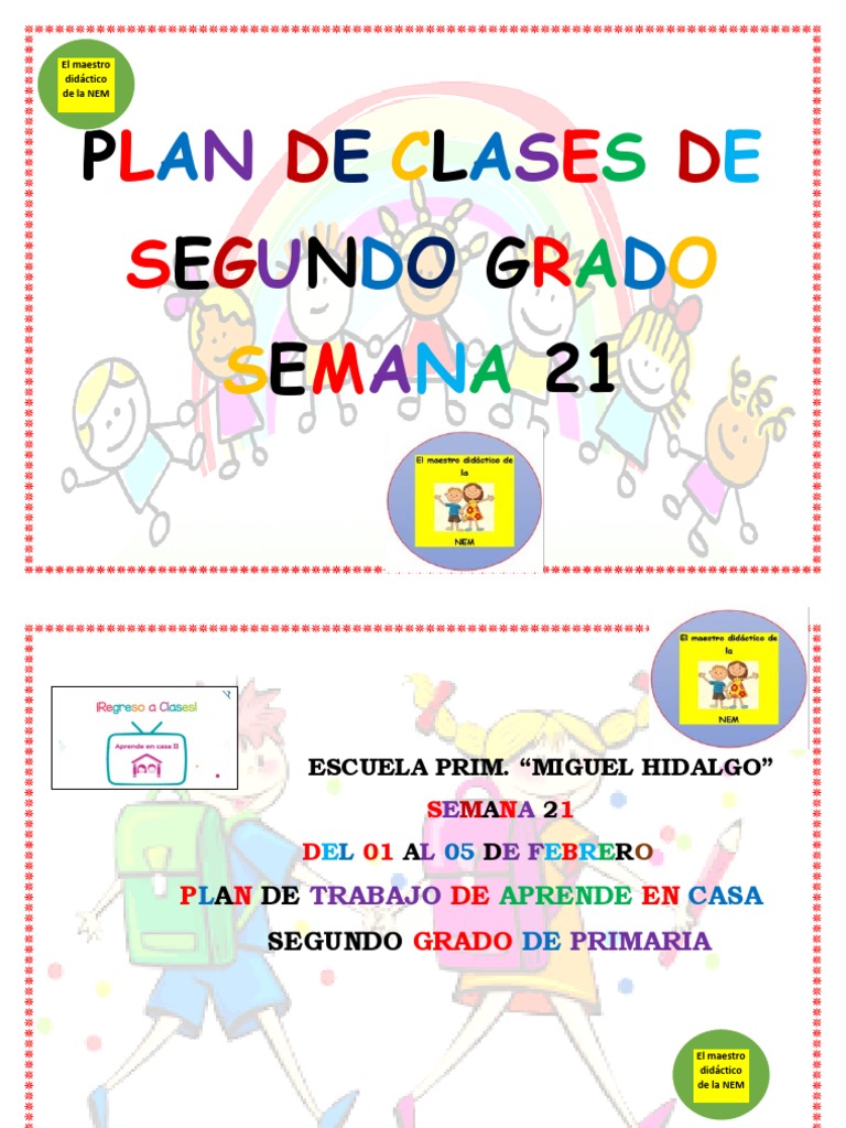 Plan de 2 Semana 21 | PDF