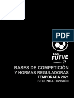 Normas Reguladoras LIGA FUTVE 2 2021 Segunda Division - OK (2) - Version Final