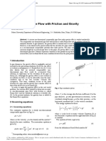 Compressible Pipe Flow With Friction and Gravity