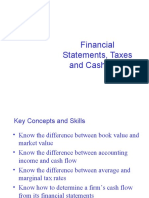 Financial Statements, Taxes and Cash Flow