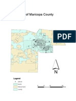 Map of Maricopa County: Legend