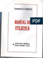 Manual de stilistică, Georgeta Corniță