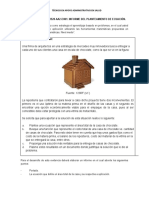 Problema de Aplicación:: Técnico en Apoyo Administrativo en Salud