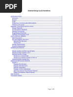 Detailed Design (LLD) Guidelines: Page 1 of 8