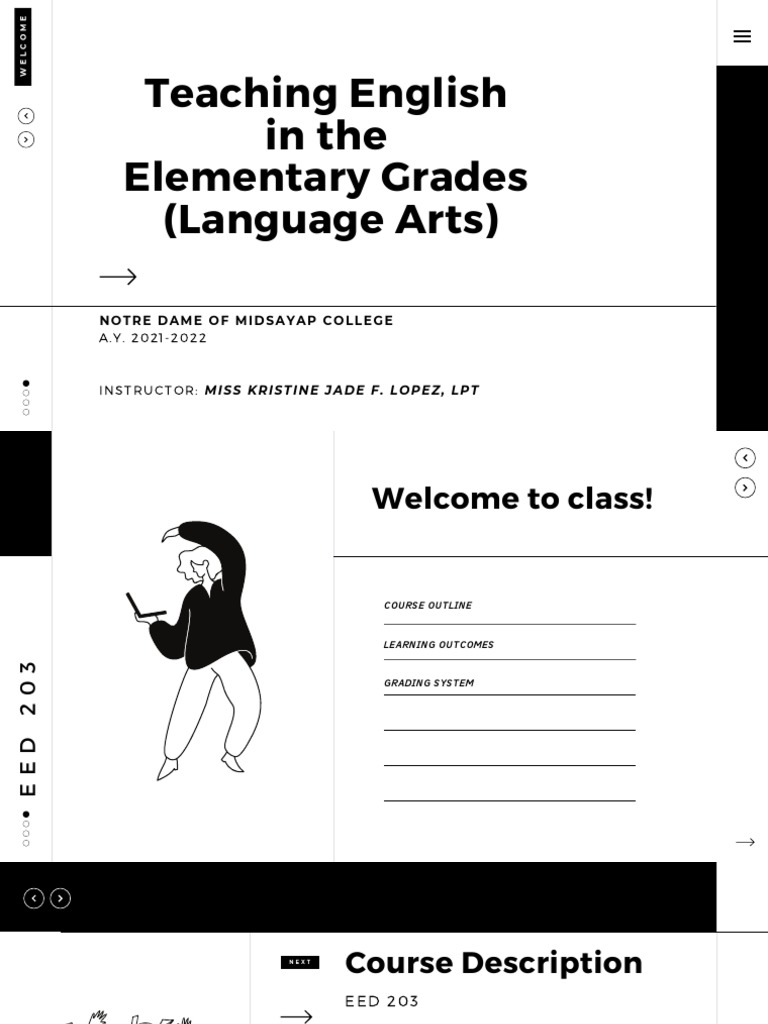 Teaching English Language Arts Syllabus | PDF