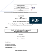 Guide Redaction Rapport PFE 2013