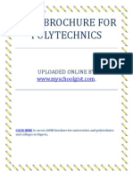 Polytechnics JAMB Brochure