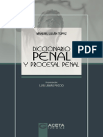 Diccionario Penal y Procesal Penal - Manuel Luján Túpez