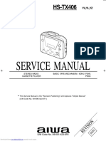Service Manual: HS-TX406