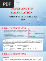 Drugs and Ivf Calculation: Jessica M. Dela Cruz, RN, MSN