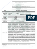 Informe Programa de Formación Titulada