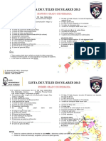 Lista Utiles Primaria 2013