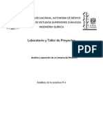 Análisis y Operación de Un Sistema de Filtración.