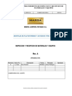 Fameco-Sgc-Pr-01 Inspeccion y Recepcion de Mat. y Equip