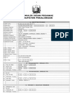 Formulir Isian Pegawai Kabupaten Pekalongan