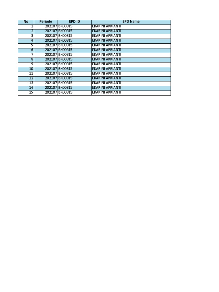 No Periode Epd Id EPD Name | PDF