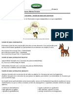 6ano Material de Apoio Adjetivos Grau Absoluto Sintético