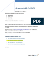 Part 2 IELTS Grammar Guide