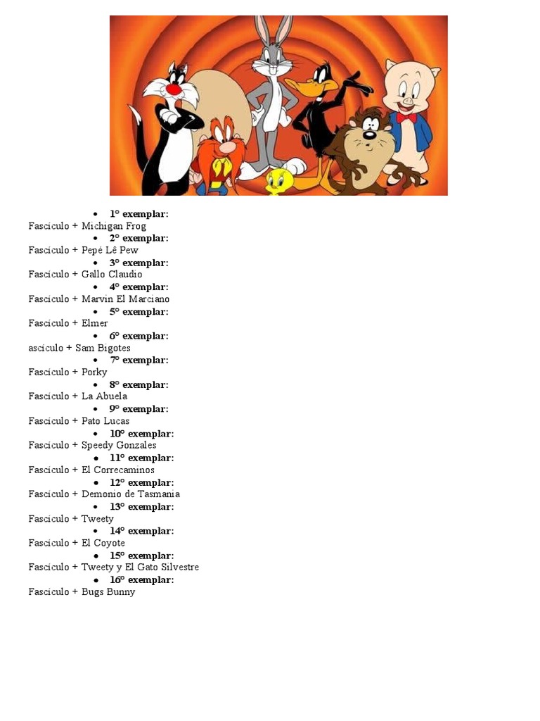 93 Colección Looney Tunes | PDF | Novela negra, policíaca y suspenso, image size:768x1024