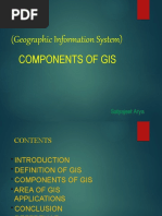 Components of Gis (Geographic Information System) : Satyajeet Arya