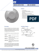 Photoelectric Smoke Detectors Mir-338 Series: Features