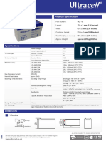 Bateria Ultracell 12V 7A