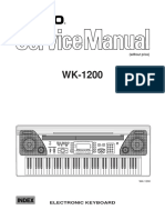 Casio WK 1200 Service Manual