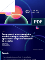 Como Usar El Almacenamiento Administrado para Simplificar Las Operaciones Sin Perder El Control de Los Datos STG220