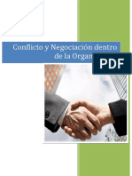 Conflicto y negociación organizacional