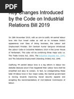 Govt Introduces Labour Code On Industrial Relations Bill In Lok Sabha The Economic Times