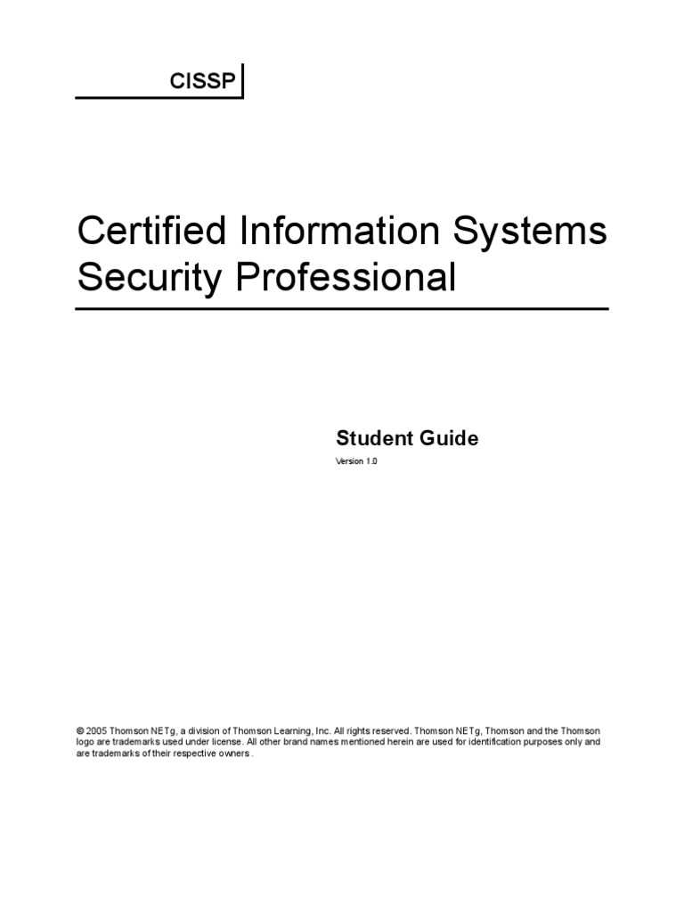 Cissp 10 PDF Information Security Access Control