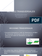 Secciones Transversales .