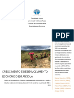Análise do Crescimento e Desenvolvimento Econômico de Angola 2002-2018