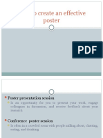 Create Effective Poster in <40 Chars