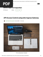 API Access Control Using Istio Ingress Gateway - by Senthil Raja Chermapandian - Medium