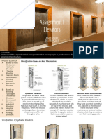 Assignment I Elevators: Anam Shaikh 2019BARC042