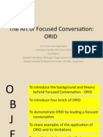 The Art of Focused Conversation: Orid