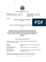 Renvoi Relatif À La Loi Sur La Non Discrimination Génétique. Jugements de La Cour Suprême, 10 Juillet 2020