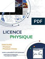 Licence Physique 2018 2019