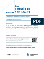 ELECTRONICA - Guía31-Algebra de Boole 1